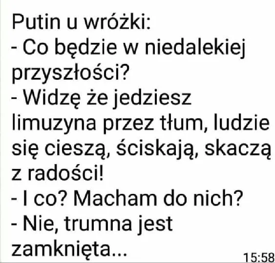Putin u wróżki