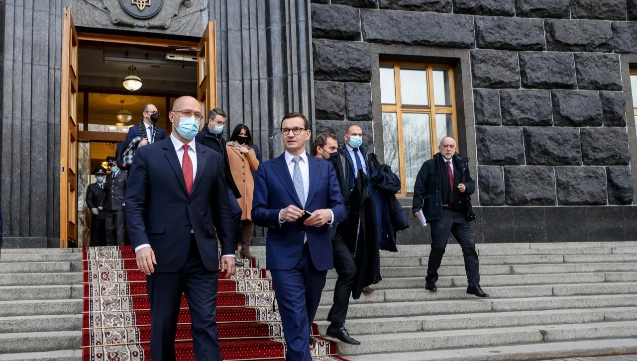 Premier Ukrainy popiera deklarację Morawieckiego. Padły słowa o „prawdziwych przyjaciołach”