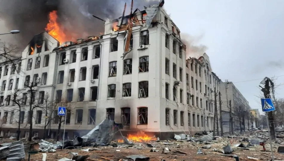 Alarm przeciwlotniczy w obwodzie kijowskim
