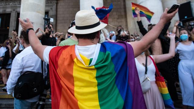 Uczestnik marszu LGBT nie zostanie ukarany