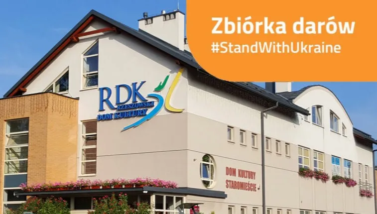 Rzeszów: zmiana miejsca zbiórki darów dla uchodźców
