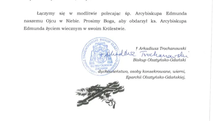 Kondolencje po śmierci arcybiskupa także od grekokatolików