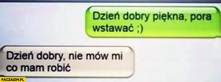 Pora wstawać