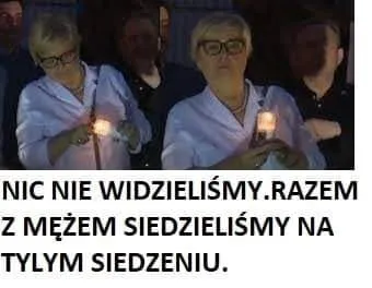 Nic nie widzieli