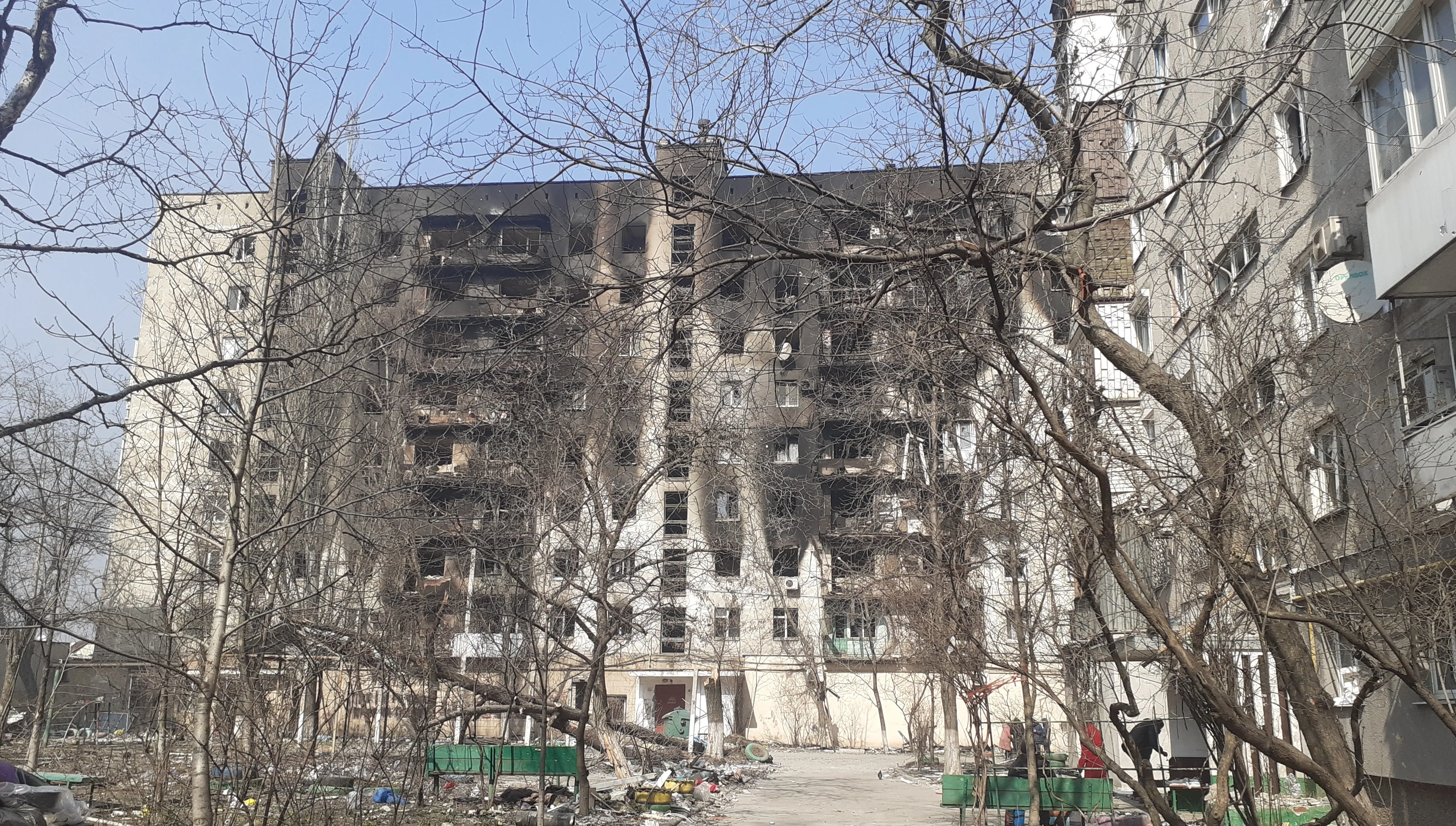 Fatalna sytuacja Mariupola. „To miasto zniszczone, zbombardowane, spalone i zgwałcone przez okupantów”