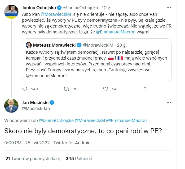 Skoro nie były demokratyczne...