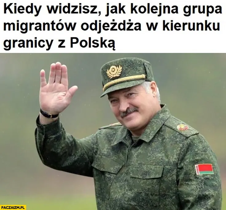 Grupa migrantów