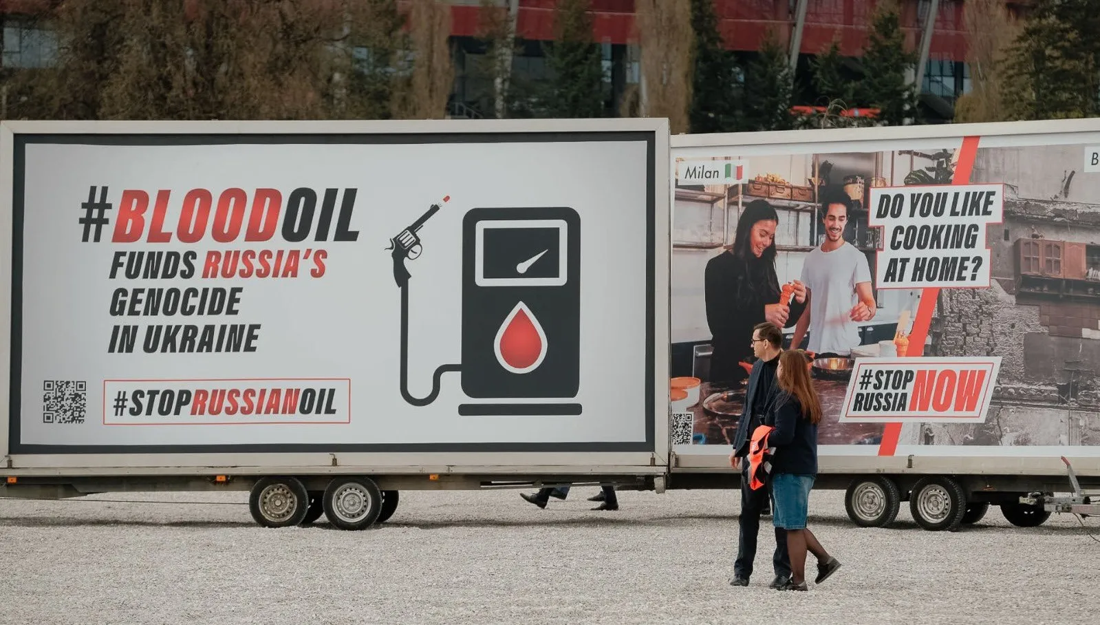 Polskie billboardy „Stop Russia Now!”na Węgrzech