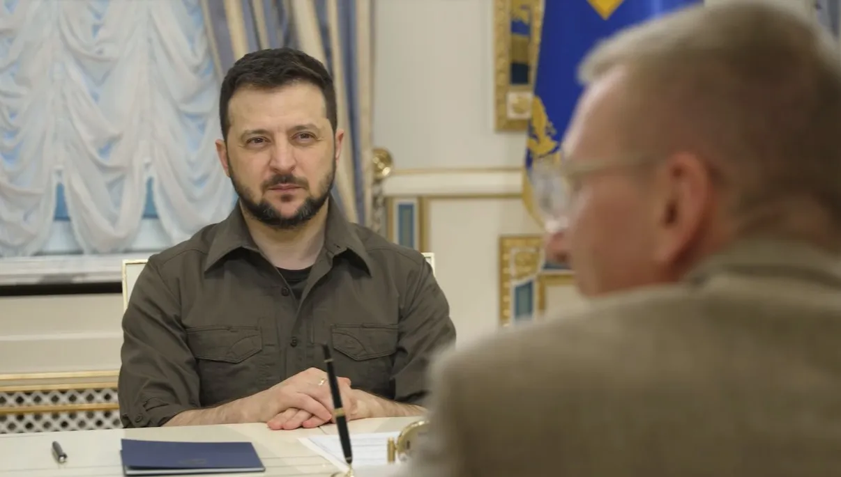 Zełenski przyjął szefów dyplomacji państw bałtyckich [WIDEO]
