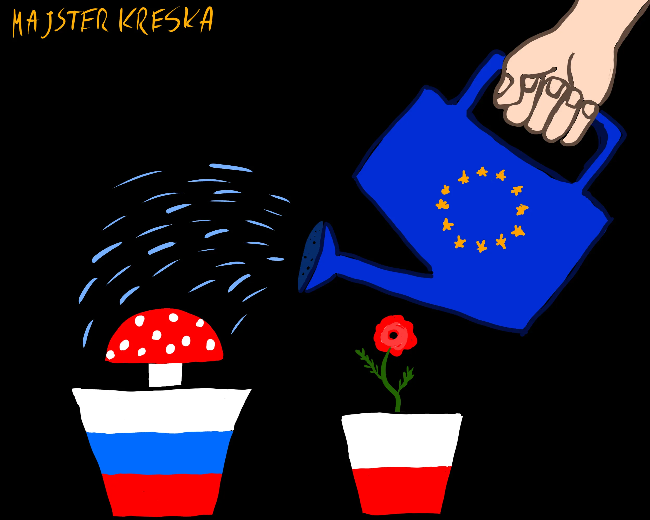 Kogo podlewa UE?