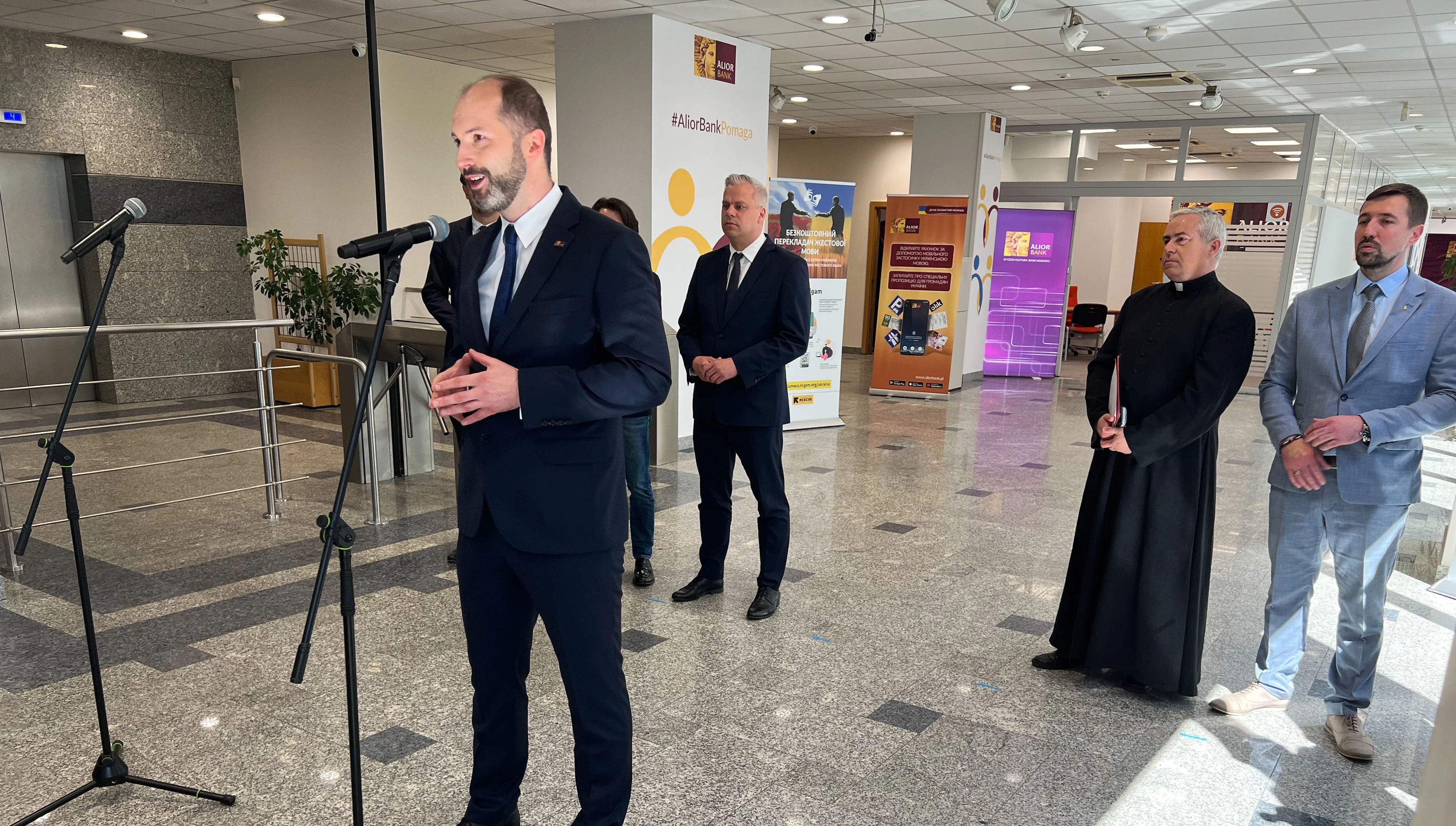 W warszawskim biurowcu Alior Banku powstało Centrum Pomocy dla obywateli Ukrainy