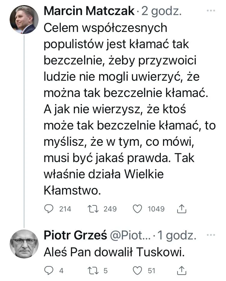 Dowalił Tuskowi
