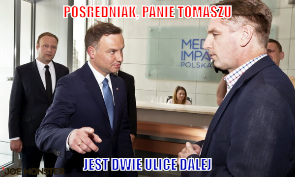 W pośredniaku był?