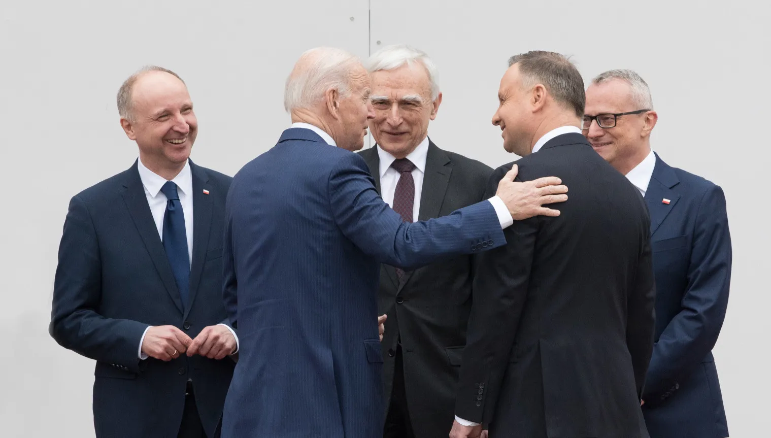 Joe Biden i Andrzej Duda