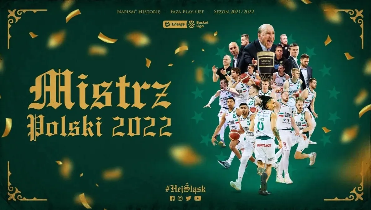 Śląsk Wrocław po raz 18. koszykarskim mistrzem Polski