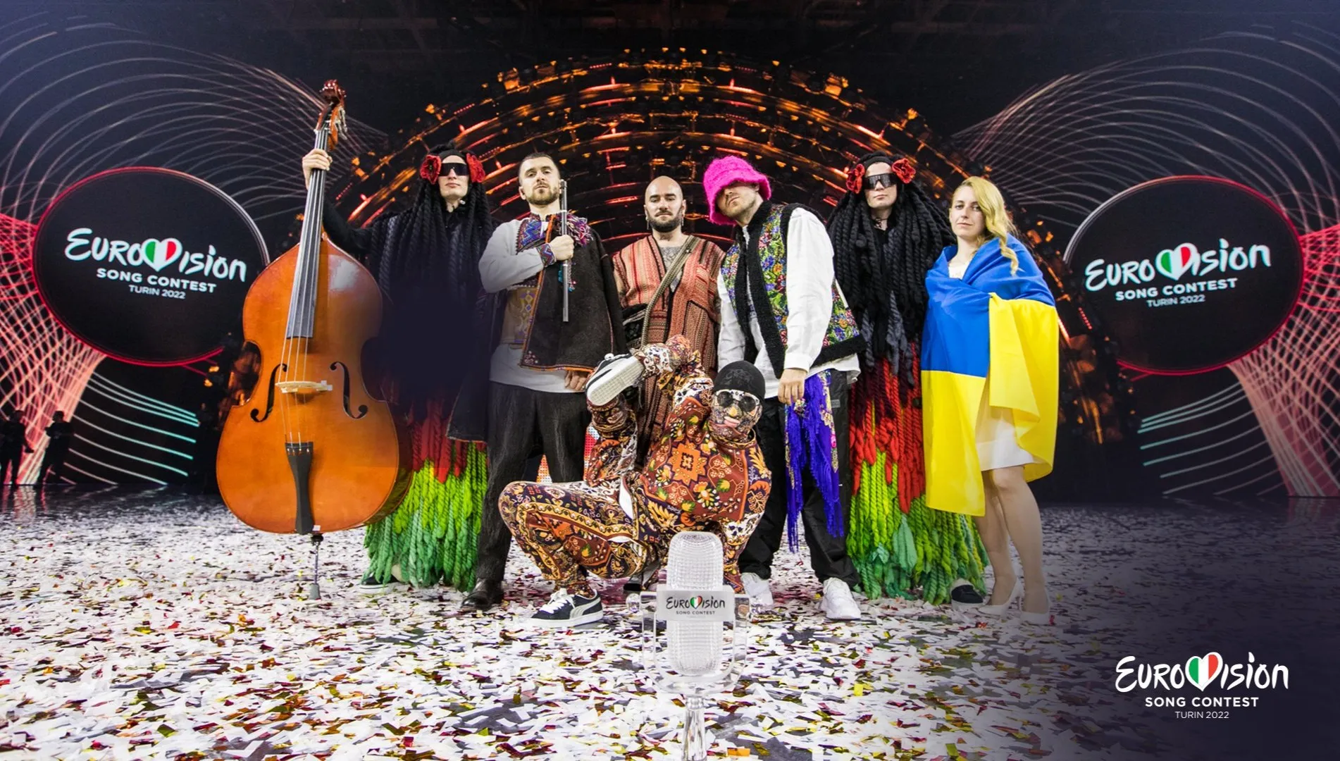 Kalush Orchestra sprzedała na aukcji „kryształowy mikrofon” z Eurowizji. Za 900 tys. dolarów!