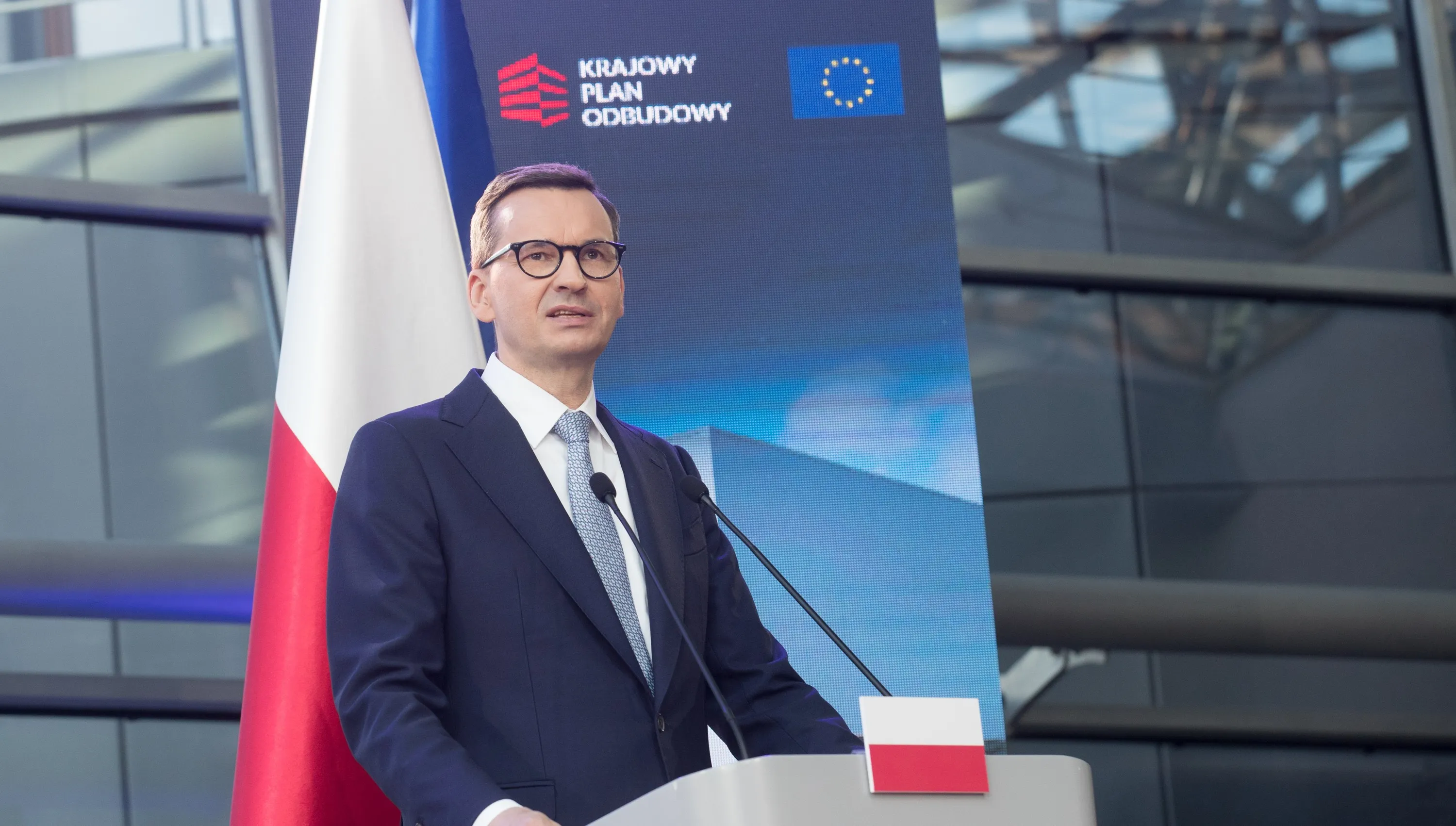 Morawiecki: Pierwsze transze KPO - koniec 2022 lub początek 2023