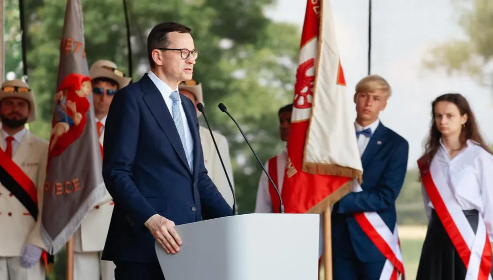 Morawiecki: Dziś Rosja, Moskwa odgrzebała wszystko, co najgorsze z historii XX w.