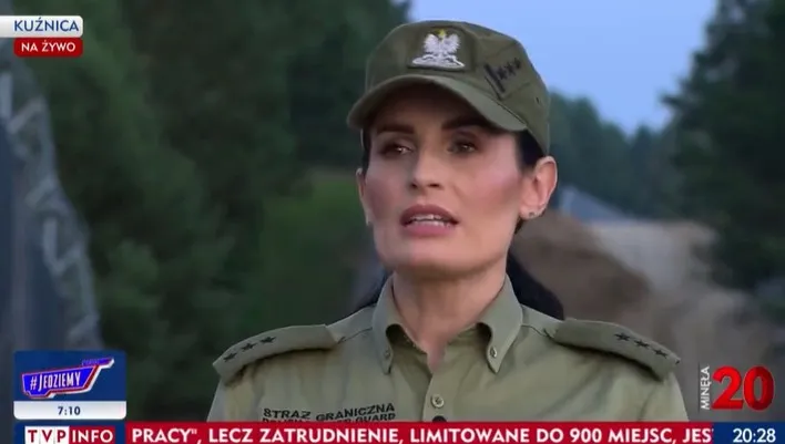 Zapora na granicy już stoi. Porucznik Wysocka przypomina, jak wyglądał atak hybrydowy Łukaszenki [WIDEO]