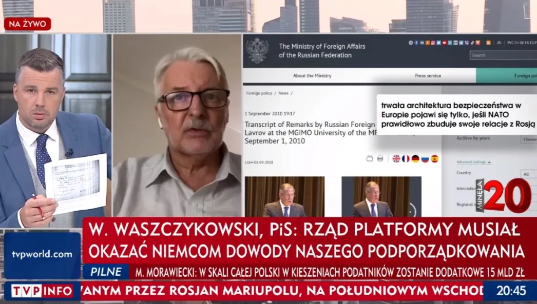 Czemu miał posłużyć reset z Rosją? „Chodziło o to, żeby pokazać dowody naszego podporządkowania”
