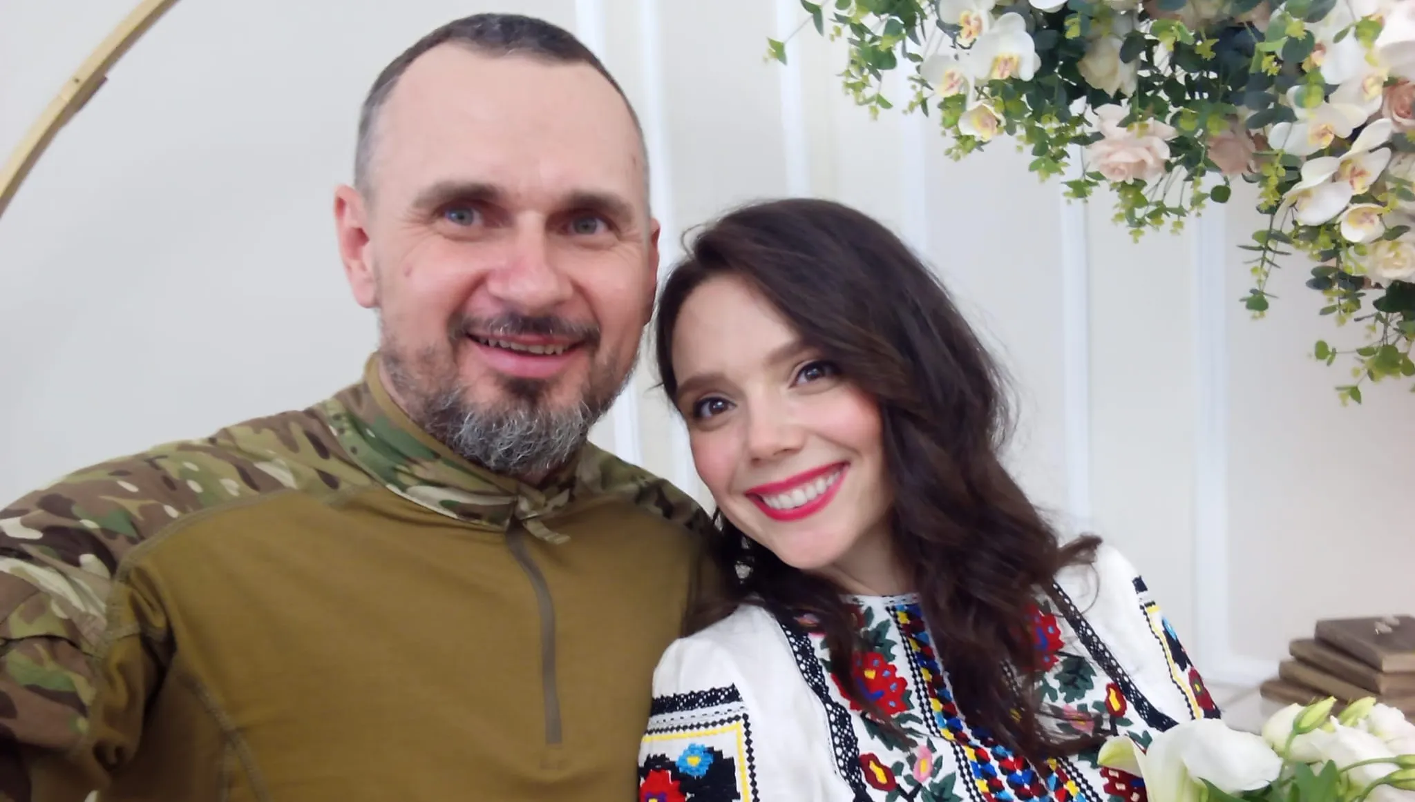 Ołeh Sencow opuścił linię frontu. Odłożył broń, by wziąć ślub