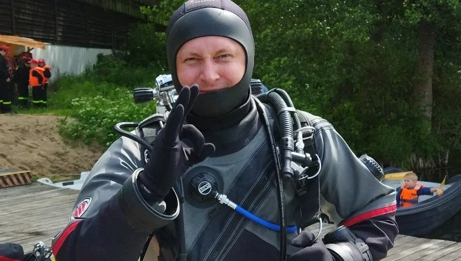To on uratował dwie osoby podczas akcji w Jantarze