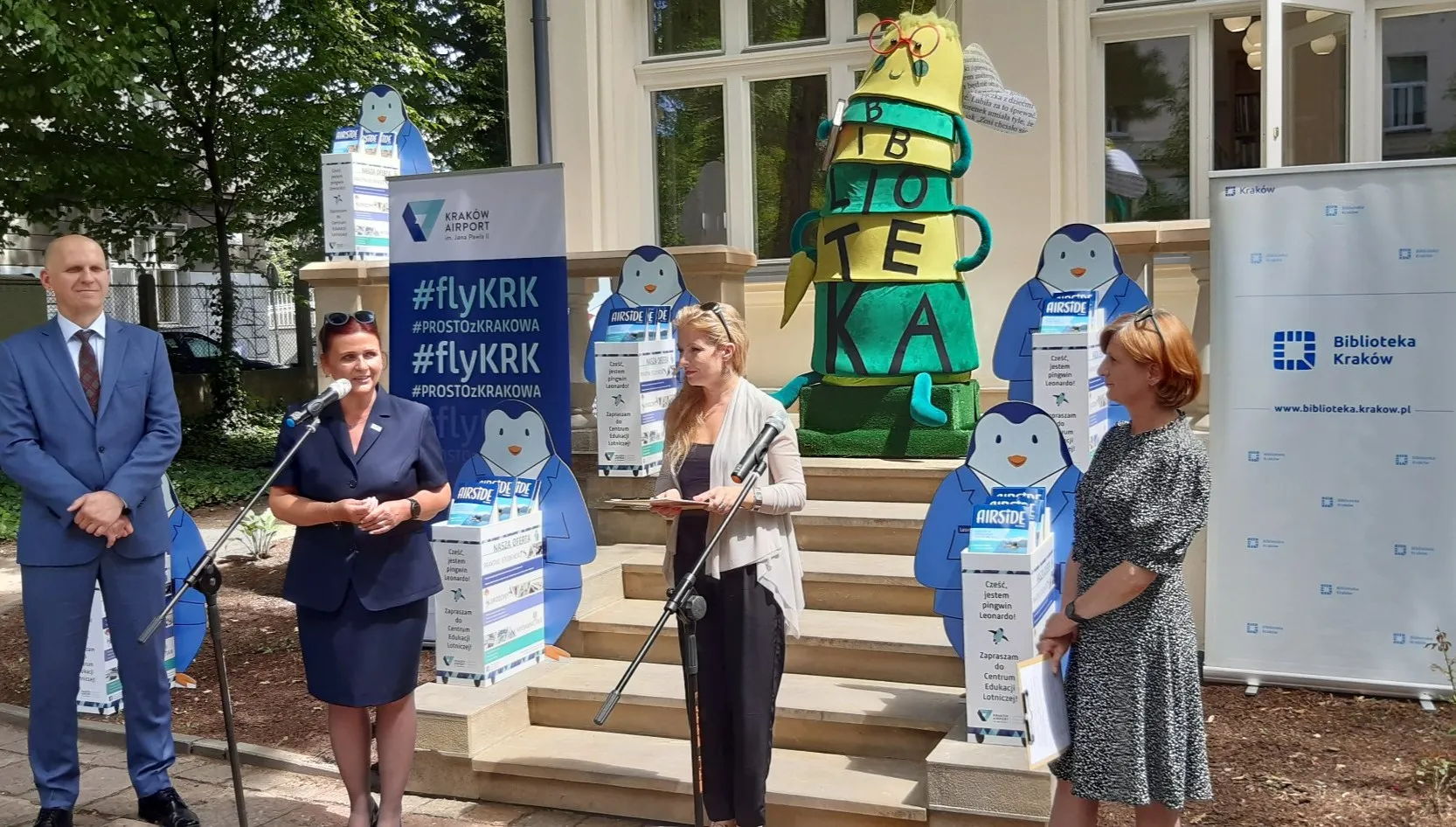 Nietypowy partner krakowskiej biblioteki. To... lotnisko