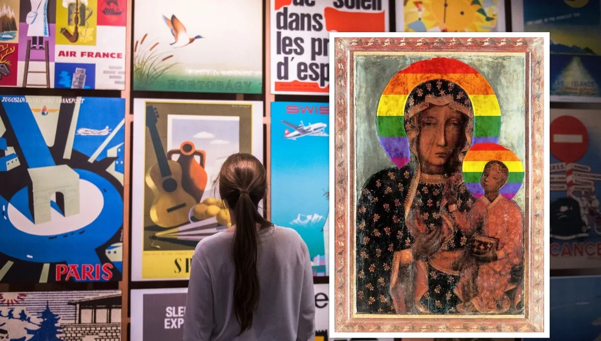 Haniebny plakat w brukselskim muzeum. Po proteście - absurdalne tłumaczenie organizatorów