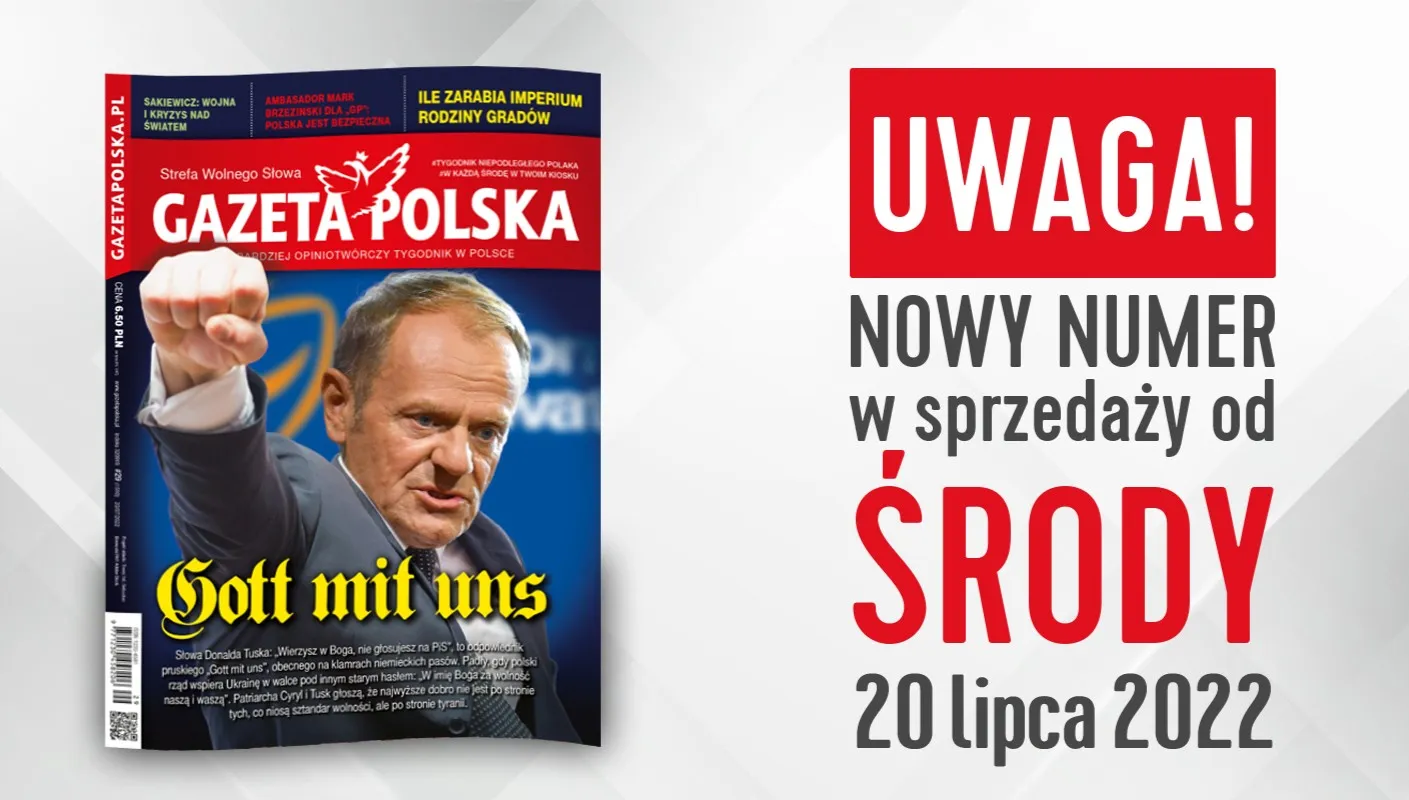 Lisiewicz: Ojej, pan „Gott mi uns” grozi procesem! „Wydaje się, że grafik powiększył cień pod nosem Tuska”