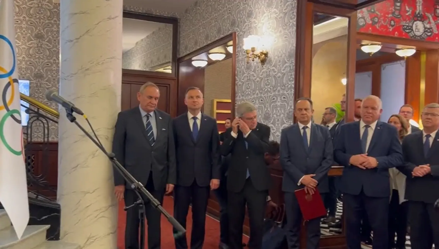 Otwarcie Klubu Olimpijskiego w Krakowie. Duda: "Cieszy mnie każda okazja spotkania z rodziną olimpijską "
