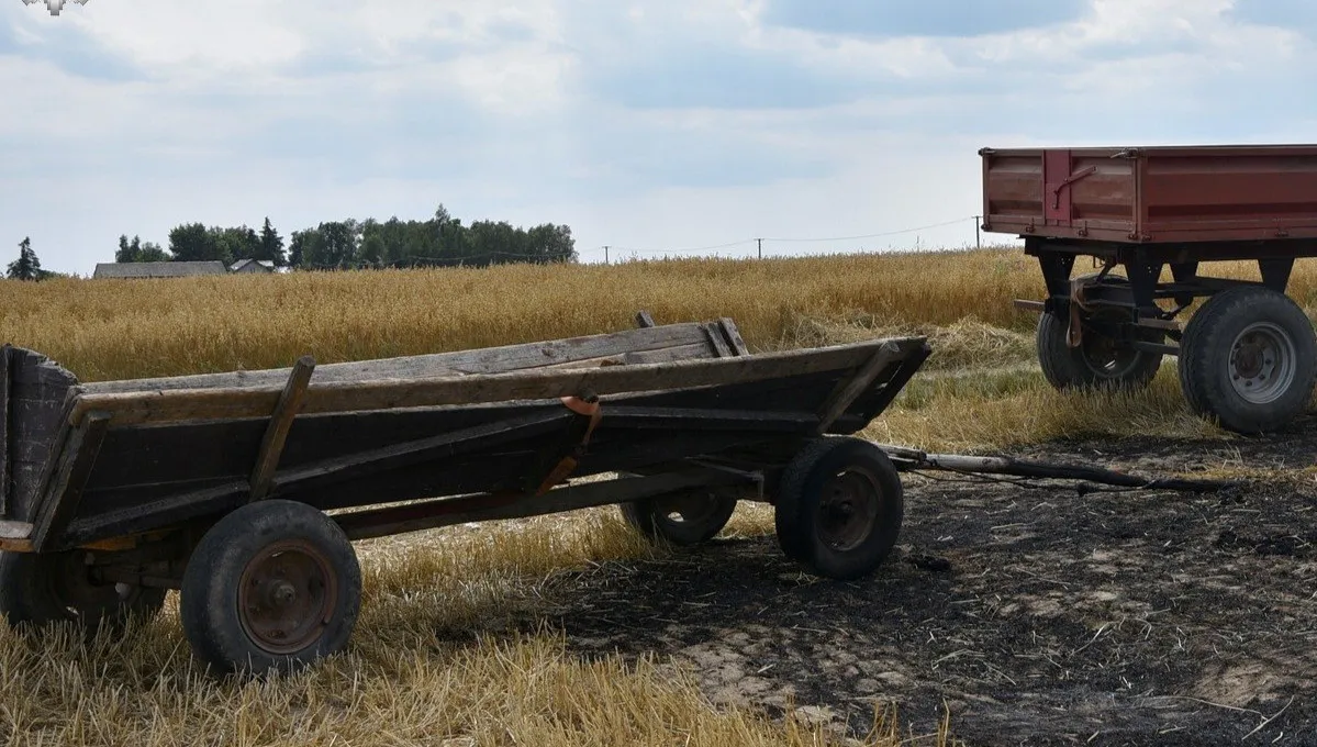 Gasił płonące na polu zboże. Zmarł w wyniku poparzenia