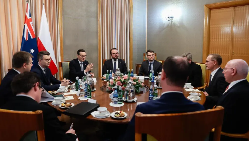 Premier Morawiecki spotkał się z Gubernatorem Australii
