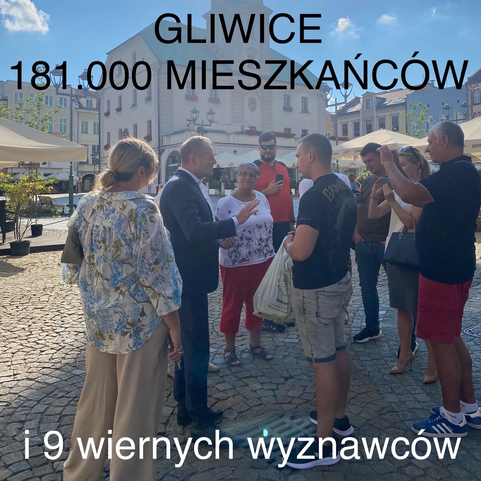 Tusk w Gliwicach
