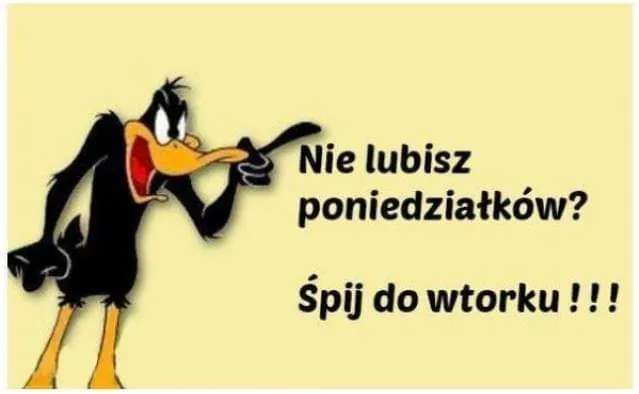 Poniedziałek zły?