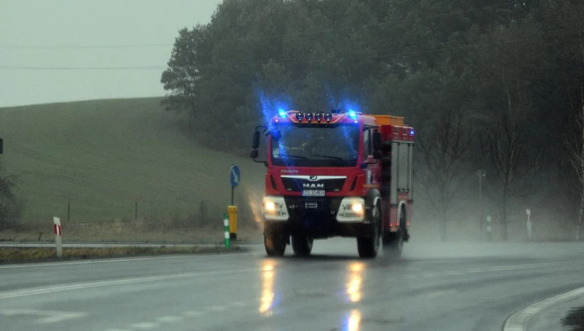 Płonie taśmociąg na terenie Elektrowni Jaworzno