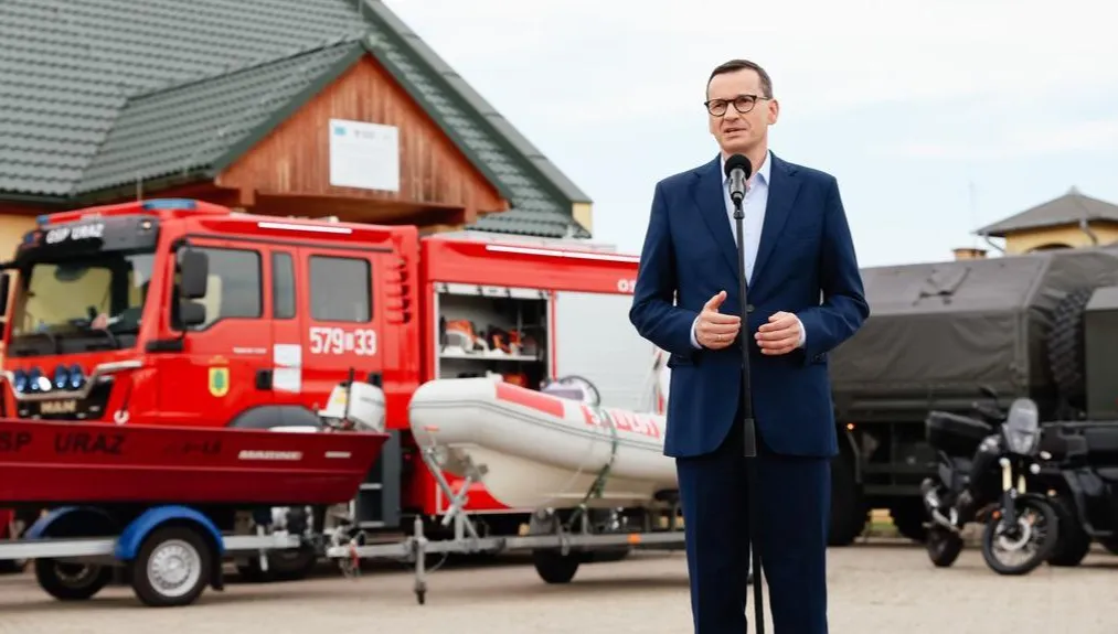Premier Morawiecki o sytuacji na Odrze. "Informacja o rtęci w rzece to fake news"