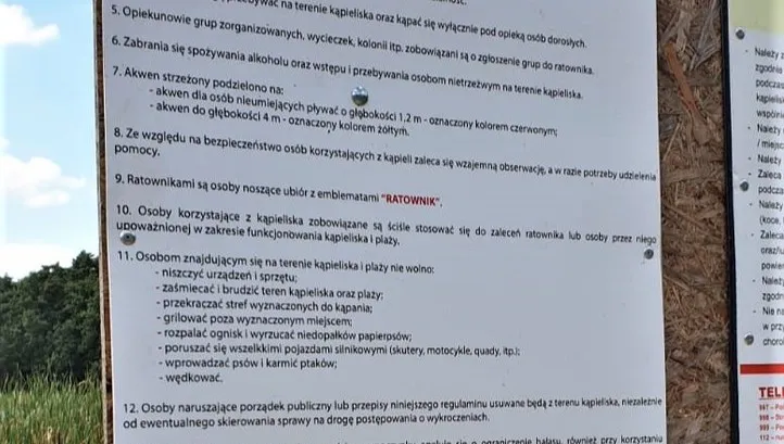 Dantejskie sceny na wielkopolskich kąpieliskach