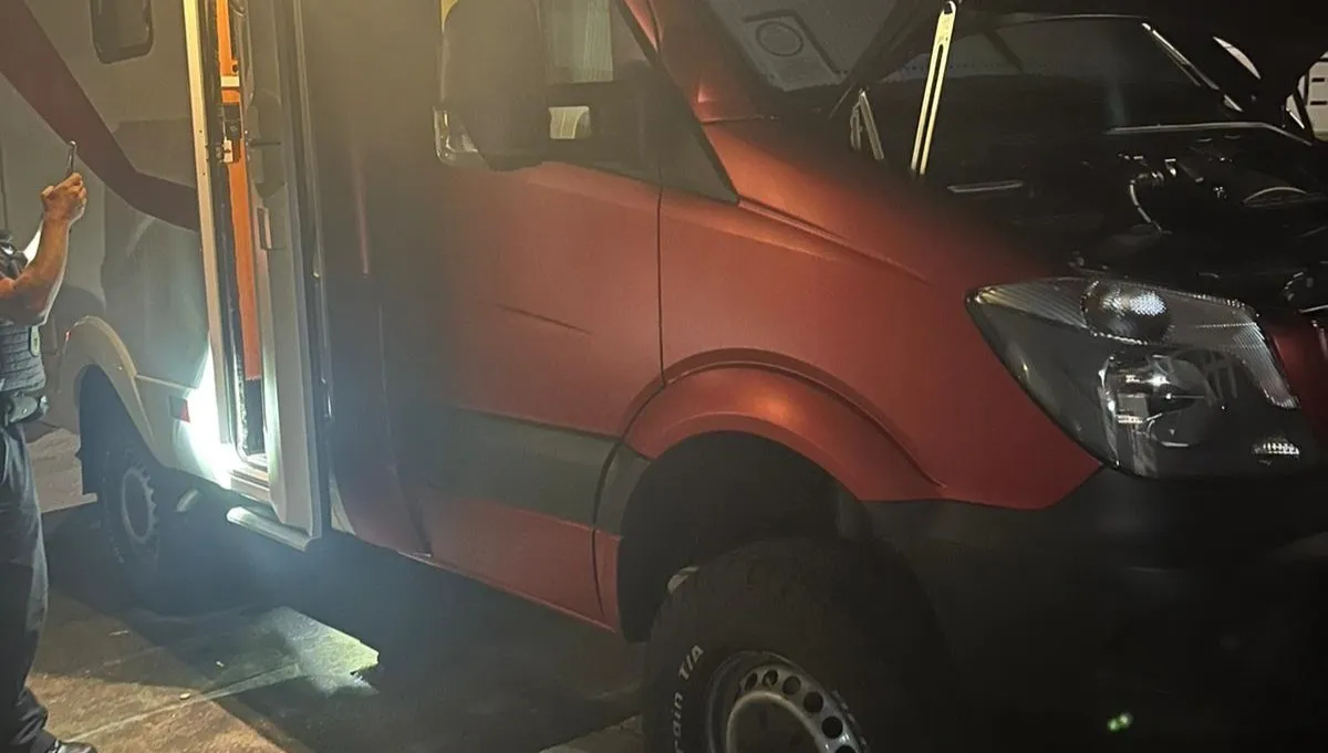 Auto osobowe i kamper odzyskane przez Straż Graniczną
