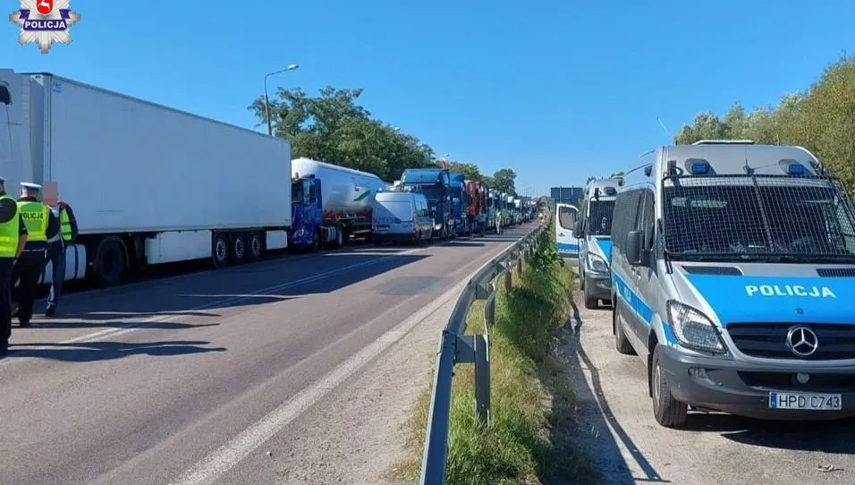 Protest przewoźników zawieszony. Przejście w Dorohusku odblokowane