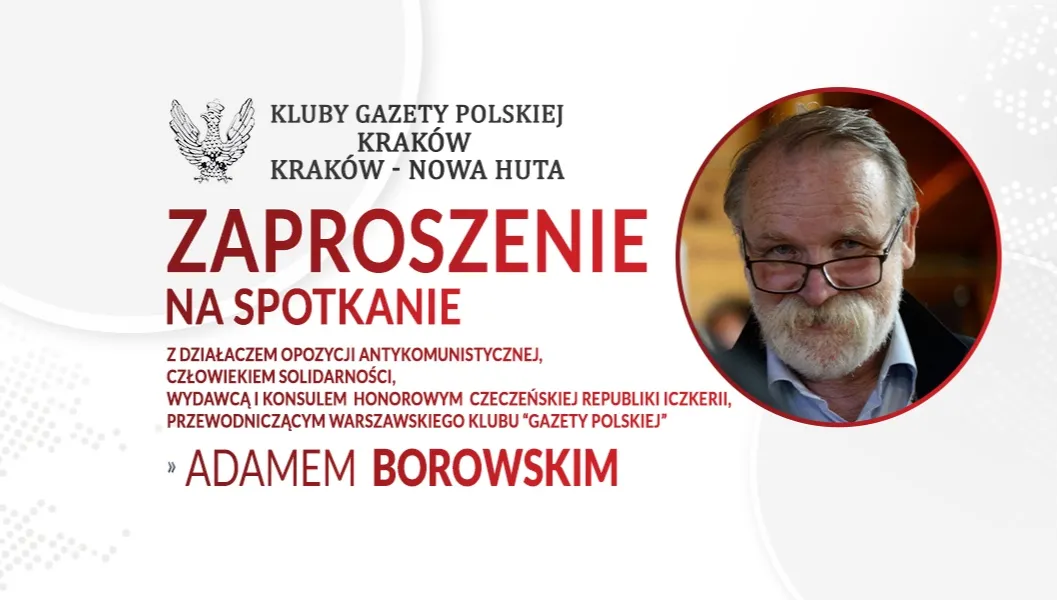 Spotkanie z Adamem Borowskim w Krakowie
