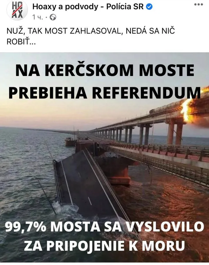 Wynik referendum - połączenie mostu z morzem