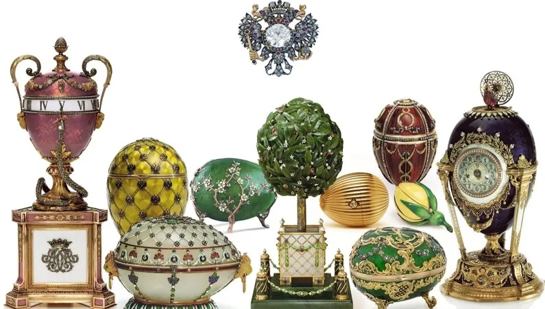 Jaja Faberge z cyny i sztucznych kamieni? Rosyjski oligarcha chciał oszukać śledczych - nie wyszło 