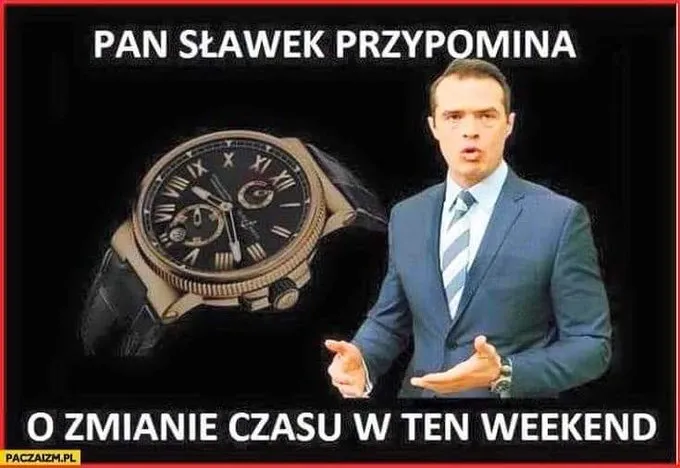Pan Sławek przypomina