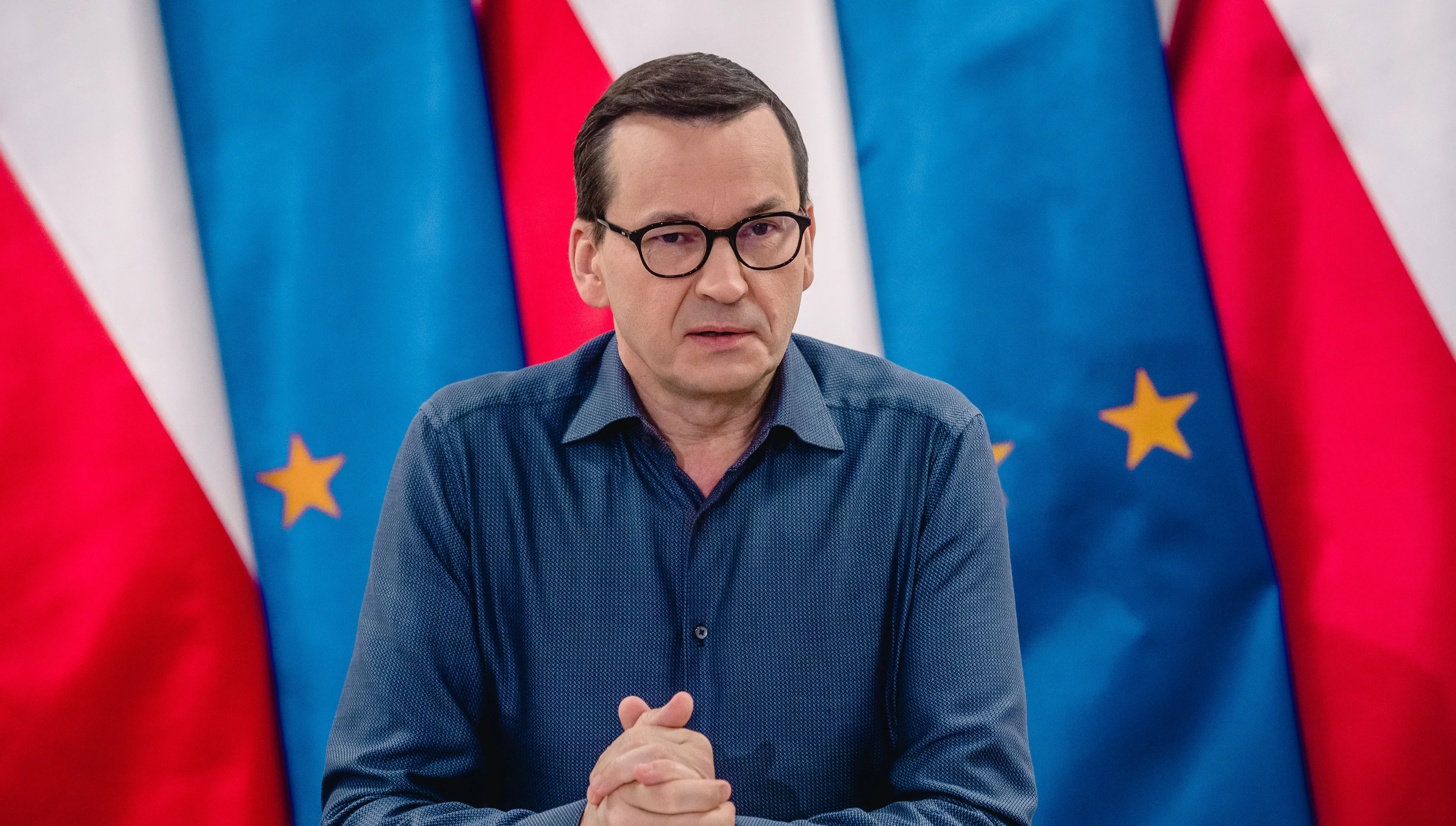 Rozmowa premierów Meloni i Morawieckiego. "Dziękuję za jednoznaczne potępienie napaści na Ukrainę"
