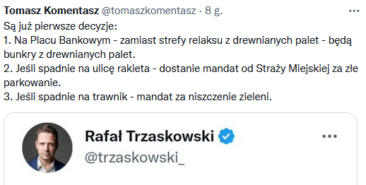 Pierwsze decyzje