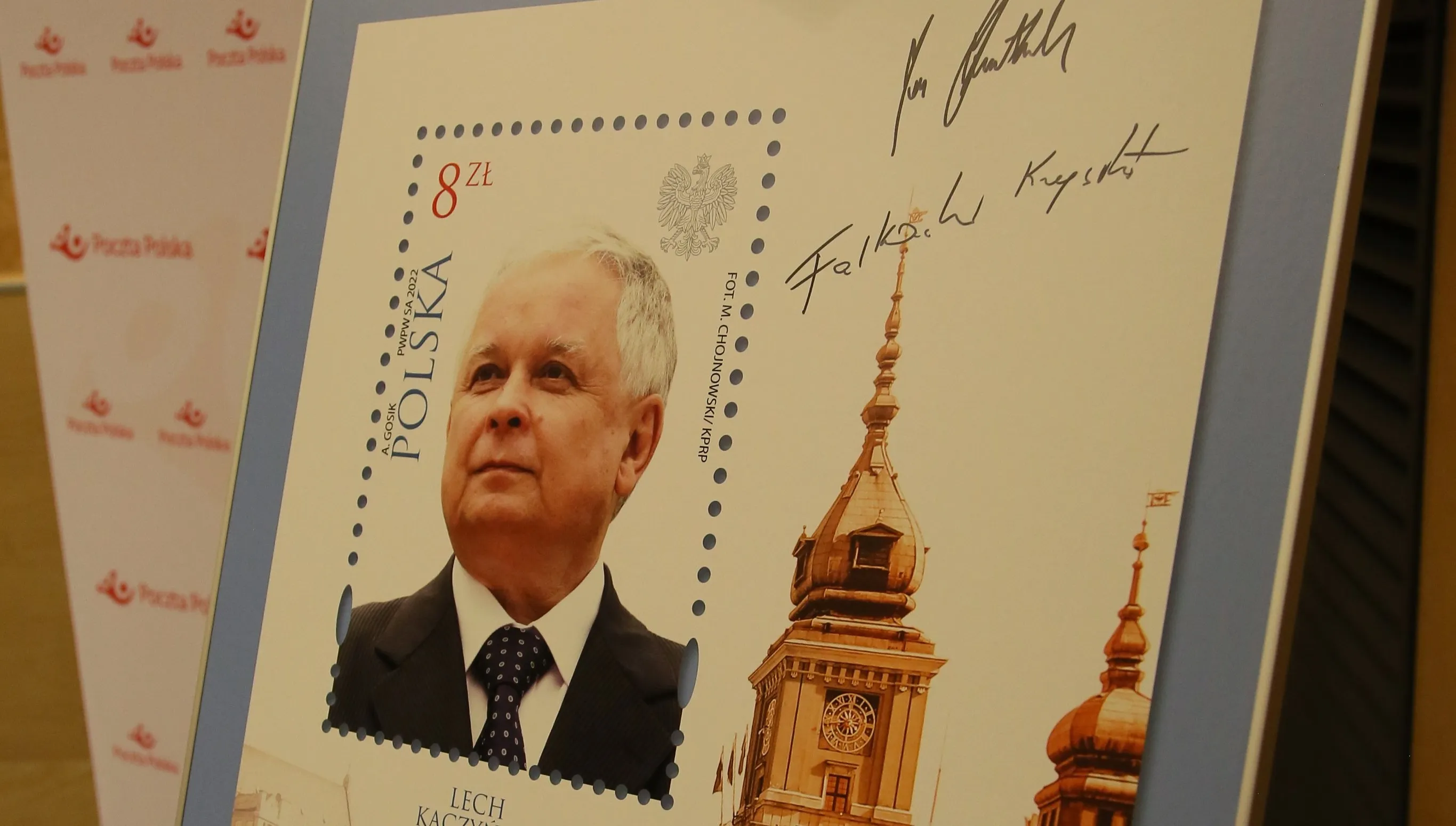 Prezentacja wyjątkowego znaczka z prof. Lechem Kaczyńskim