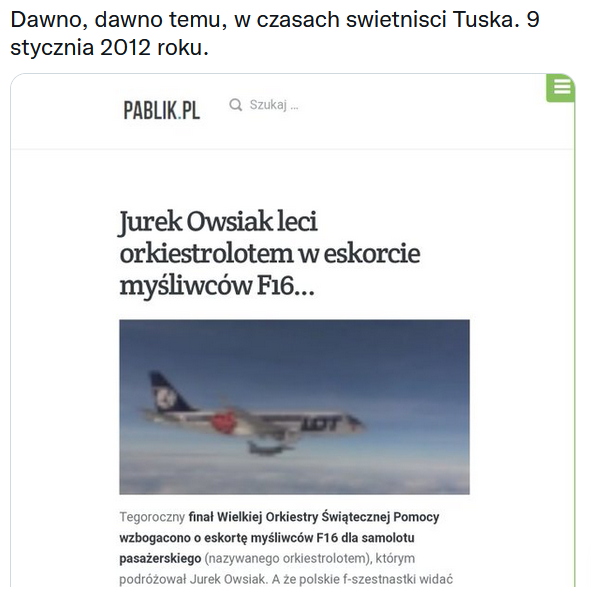 F-16 nie można. A nie, czekaj