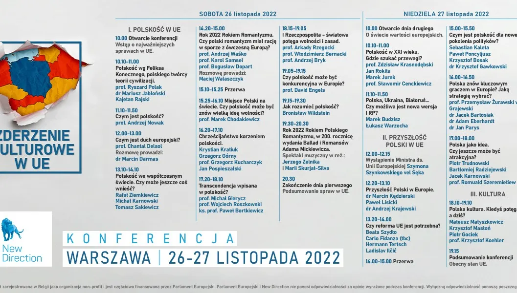 Już niebawem konferencja "Zderzenie Kulturowe w UE"