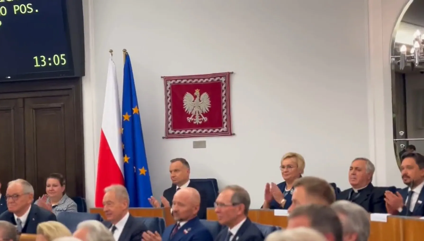 Uroczyste posiedzenie Senatu z udziałem prezydenta w 100. rocznicę powstania izby