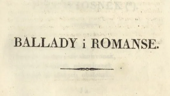 "Ballady i romanse" po raz pierwszy przetłumaczone na angielski. "Są przystępne dla zagranicznego odbiorcy"